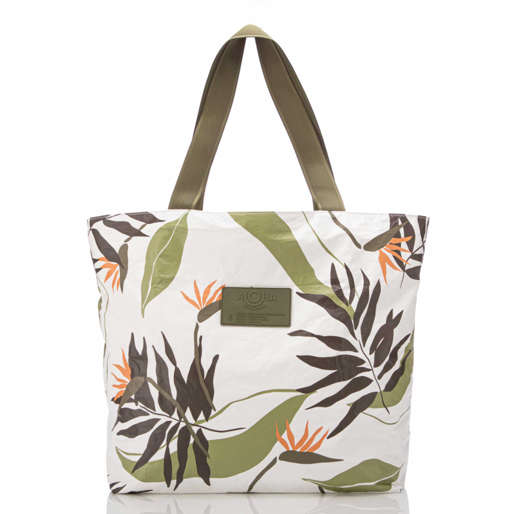 Aloha Day Tripper, PAINTED BIRDS - NEAUTRALS / WHITE