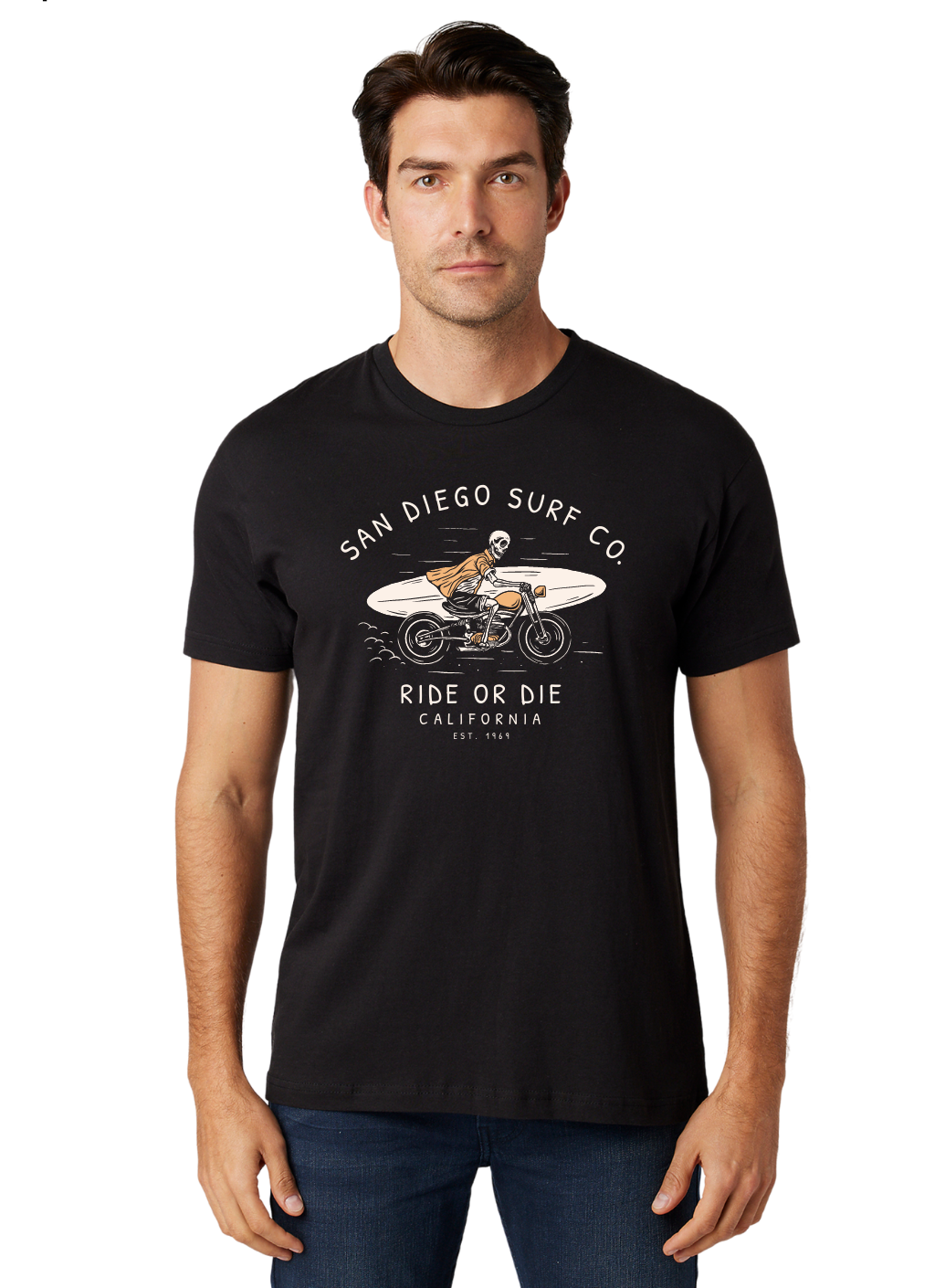 Ride or Die San Diego Surf Co T-shirt